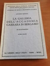 la galleria dell accademia carrara in bergamo libreria stato 1950 a. morassi 
