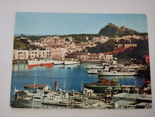 ISCHIA -NAPOLI -PORTO E TRAGHETTI CARTOLINA