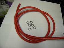 tubo silicone + fascette per