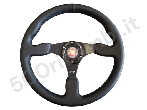 Volante sportivo rally nero - sportivo,