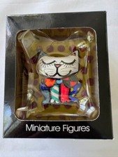 ROMERO BRITTO GATTO MINIATURA STATUINA