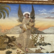 Quadro sacro dipinto angelo