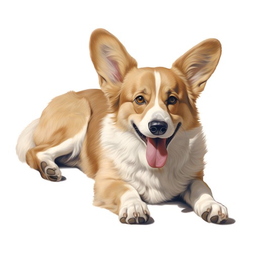Adesivi corgi - 2, auto