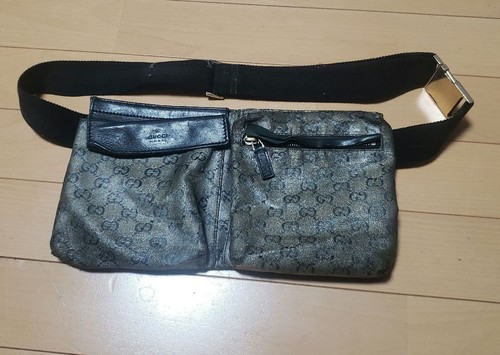 Gucci borsa uomo pelle grigio - pelle,