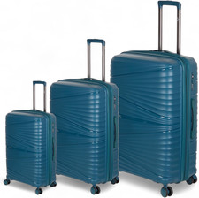 Set 3 Valigie Trolley Rigido