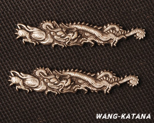 Ornamento drago menuki - , in