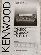 Kenwood ts2000 ts2000x ts-b2000 MODE D'EMPLOI
