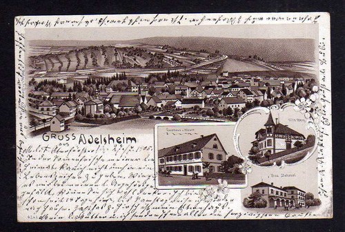 109471 cartolina adelsheim - 109471,