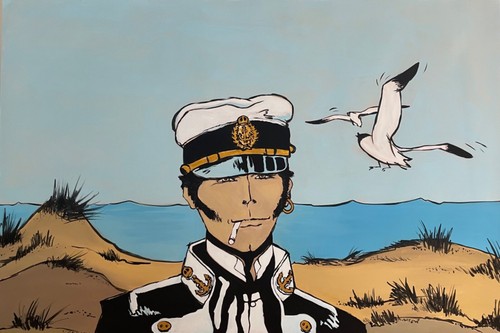 Quadro corto maltese 150x100 - quadro,