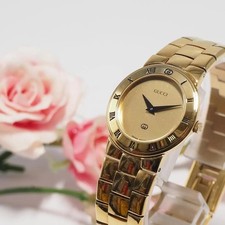 Orologio GUCCI 3300L quadrante oro romano GUCCI,16069 in buone condizioni