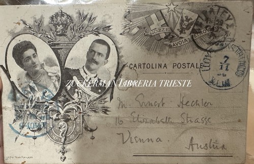 Cartolina antica savoia - cartolina,