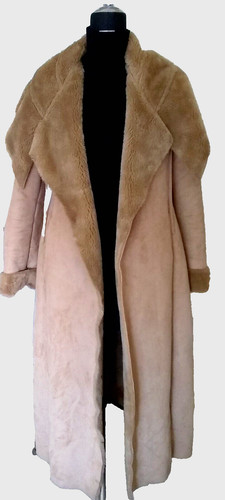 Montone lungo donna similpelle - lungo,