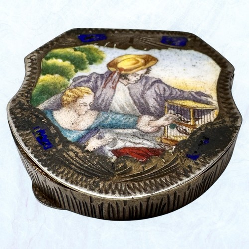 Antico portapillole argento - portapillole,