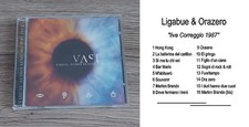 VAST Visual Audio Sensory Theatre CD + LIGABUE & ORAZERO Live Correggio 1987 CD