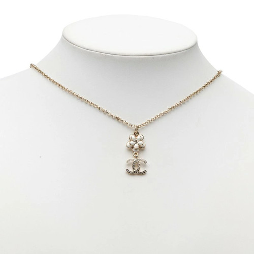 Collana con ciondolo chanel - collana, cc