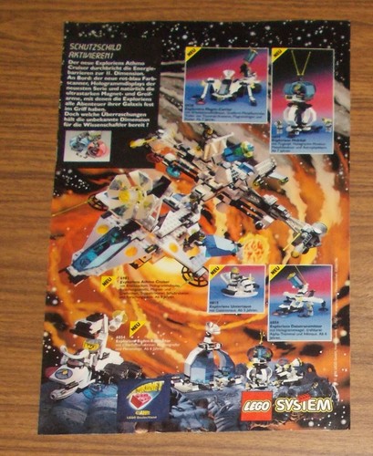 Rara pubblicità lego space - pubblicità,