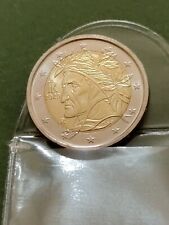 MONETA 2 EURO 2020  COMMEMORATIVA DANTE ALIGHIERI FDC -MAI CIRCOLATA-DA ROTOLINO
