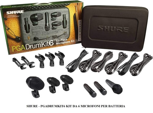 Shure pga drumkit6 kit 6 - shure, da