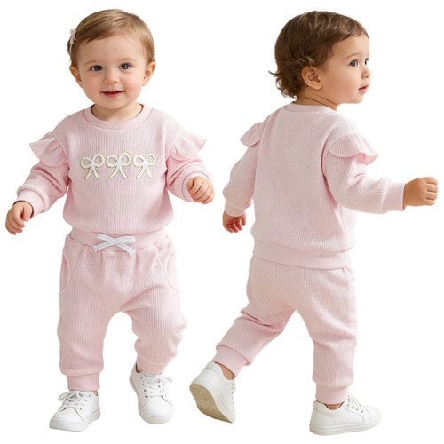Felpa bambina con pantaloni