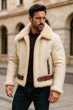 Giubbotto Uomo Crema B3