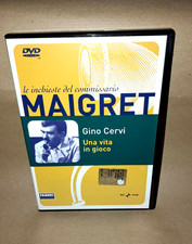 DVD UNA VITA IN GIOCO Gino Cervi LE INCHIESTE DEL COMMISSARIO MAIGRET FABBRI
