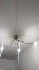 Lampadario plafoniera moderno a led 3 luci da soffitto forma ragno camera Sala
