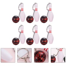  6 Pcs Portachiavi Sport Ciondolo Della Catena Chiave in ​​metallo