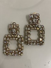 Orecchino Lungo Zara Strass