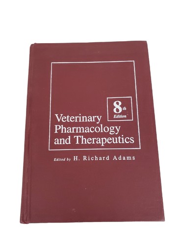 Veterinary pharmacology and - veterinary,
