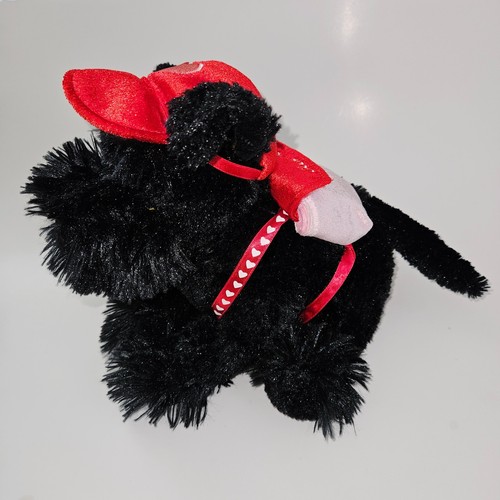 Peluche cane cucciolo - nero, san