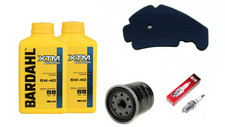 KIT TAGLIANDO BEVERLY 250 BARDAHL 2 XTM 5W40 FILTRO OLIO ARIA CANDELA