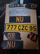 Lotto Targhe Collezione Recupero Parti Parziali Come In Foto 