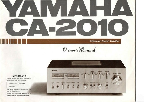 Yamaha 2010 manuale d - -,