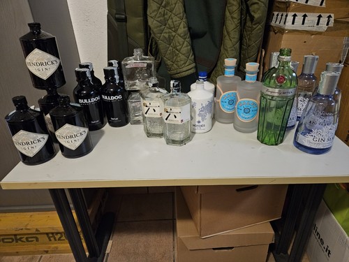 Bottiglie vuote gin - di, varie