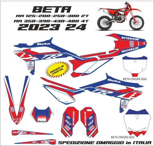 Adesivi grafica beta 125 - adesivi, rr