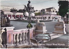 CHIANCIANO TERME - SIENA - PIAZZA ITALIA VISTA DAL PALACE HOTEL CENTRALE -89759-