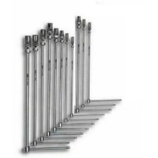 SERIE KIT CHIAVI A T CON SNODO SNODABILE CON MANICO SCORREVOLE 6-19MM 14 PEZZI