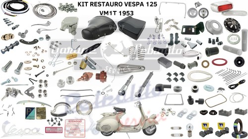 Kit restauro completo vespa - kit,