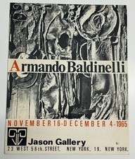 BALDINELLI ARMANDO Brochure Jason Gallery New York 1965