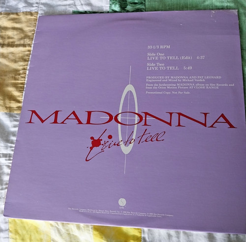 Madonna live to - live,