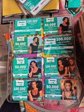 8 ricariche servizi summer tutte diverse phone card OMNITEL Italia - ottime