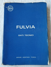 Lancia Fulvia Manuale Dati