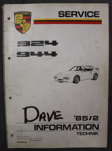 Porsche 924 944 information - porsche,