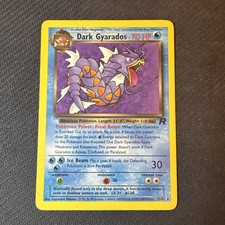 Carte Pokémon Dark Gyarados 25/82 Set Team Rocket NO HOLO Played INGLESE