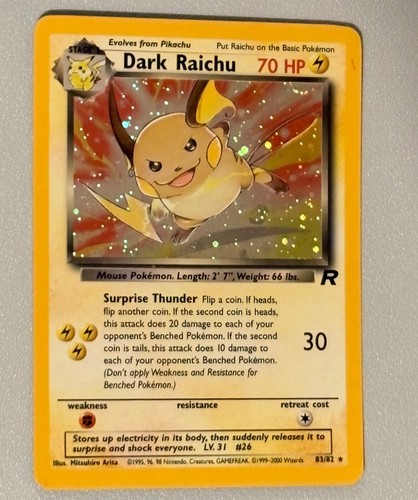 Dark raichu team - raichu, rocket