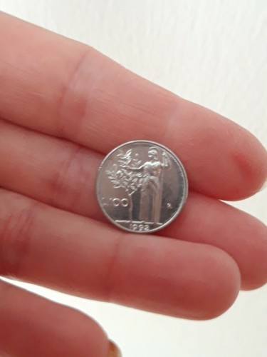 Moneta 100 lire minerva - 100,