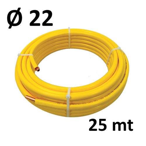 Rotolo rame ø 22 - rotolo, mt
