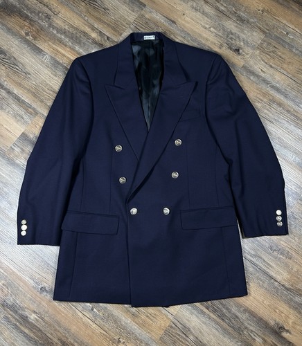 Giacca blazer doppiopetto lana