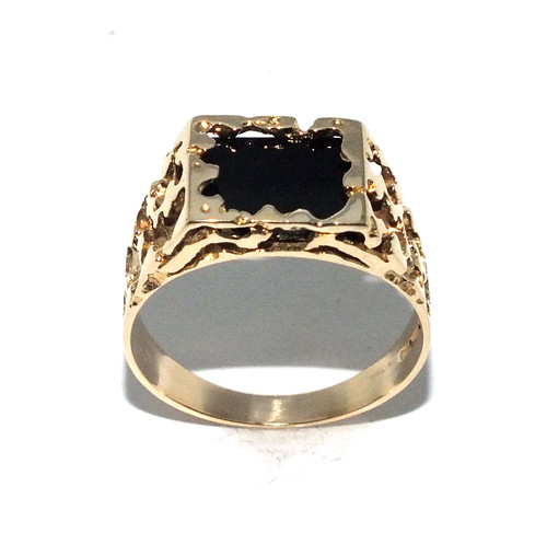 Anello vintage uomo oro - anello,