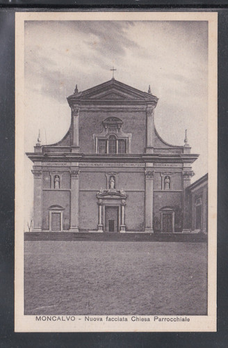 Cartolina moncalvo nuova - moncalvo,